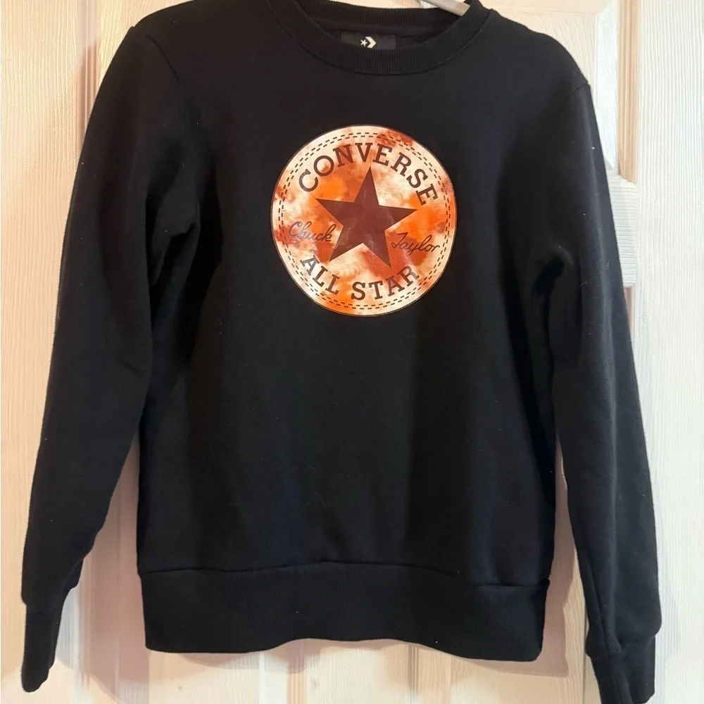 Converse Black Crewneck Sweatshirt